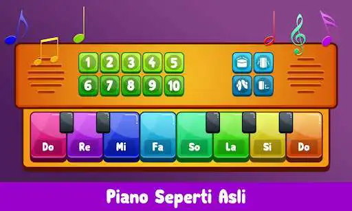Play Piano Anak as an online game Piano Anak with UptoPlay