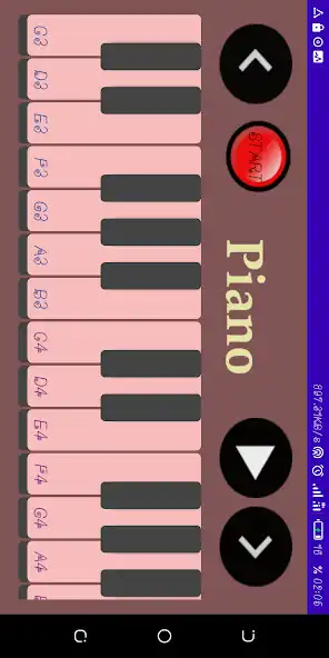 Play PianoApp as an online game PianoApp with UptoPlay
