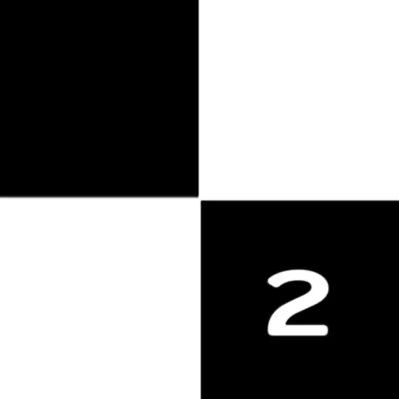 Play Piano Black and White