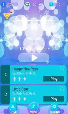 Play Piano Blue Tiles