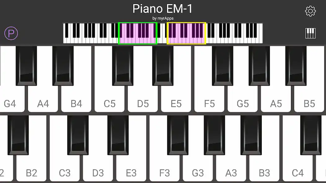 Play Piano EM-1 as an online game Piano EM-1 with UptoPlay