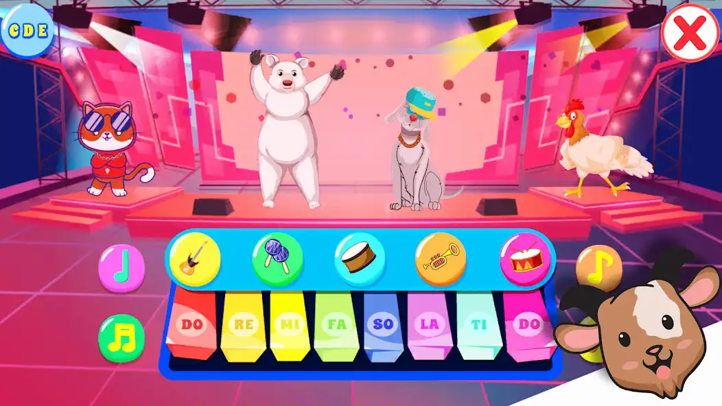 Play Piano Game: Music  Songs Game as an online game Piano Game: Music  Songs Game with UptoPlay