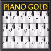 Free play online Piano Gold GO Keyboard Theme APK