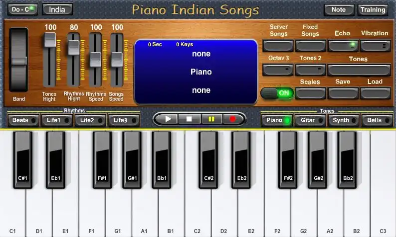 Play Piano Indian Songs as an online game Piano Indian Songs with UptoPlay