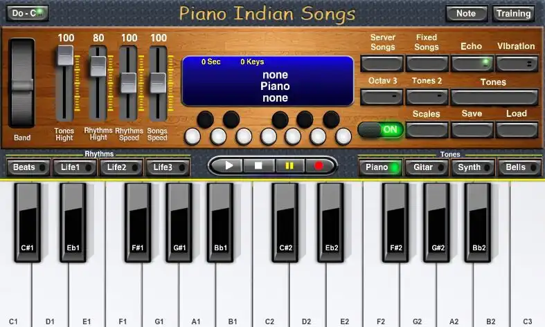 Play Piano India Songs as an online game Piano India Songs with UptoPlay