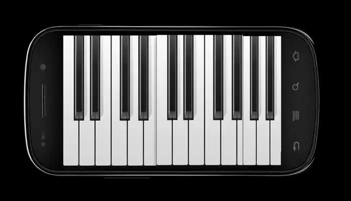 Play Piano keyboard Type The Music