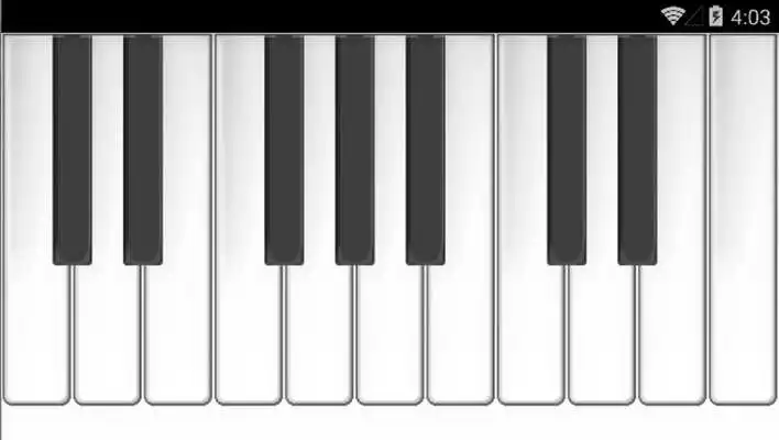 Play Piano keyboard Type The Music