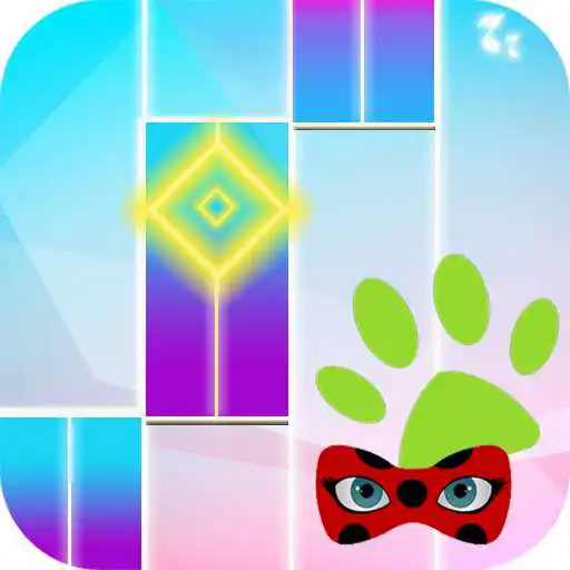 Play Piano Ladybug Noir 4 Tiles APK