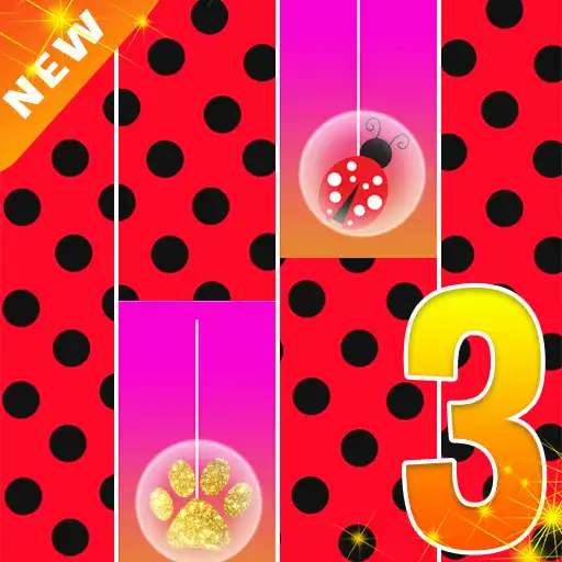 Play Piano Ladybug Noir Tiles 2020 : Magic Lady APK