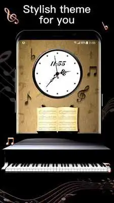 Play Piano lock screen for you