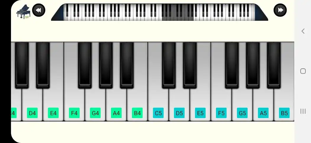 Play Piano Octave - Realistic Sound as an online game Piano Octave - Realistic Sound with UptoPlay