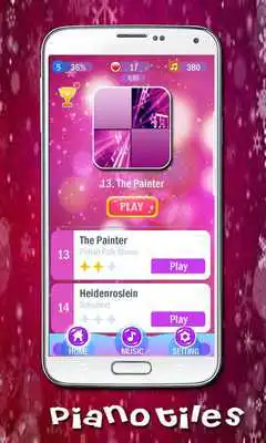 Play Piano Pink Tiles Music 2018