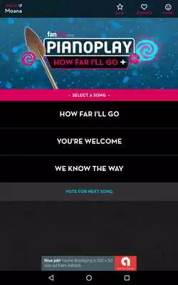 Play PianoPlay: HOW FAR ILL GO +