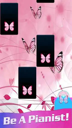 Play Piano Rose Tile Butterfly 2021  and enjoy Piano Rose Tile Butterfly 2021 with UptoPlay