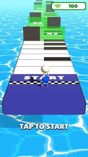 Play Piano Runner 3D  and enjoy Piano Runner 3D with UptoPlay