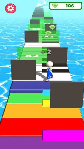 Play Piano Runner 3D as an online game Piano Runner 3D with UptoPlay