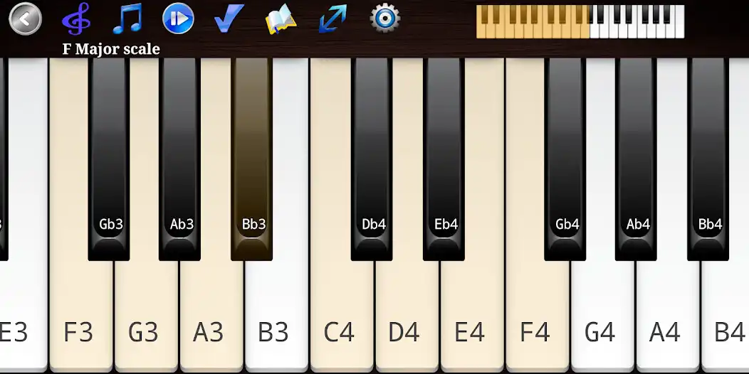 Play Piano Scales  Chords Pro as an online game Piano Scales  Chords Pro with UptoPlay