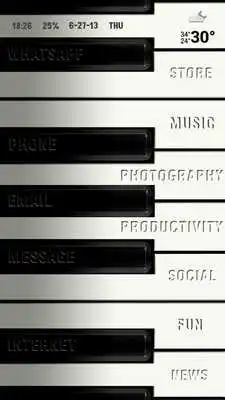 Play Piano Theme for ssLauncher OR