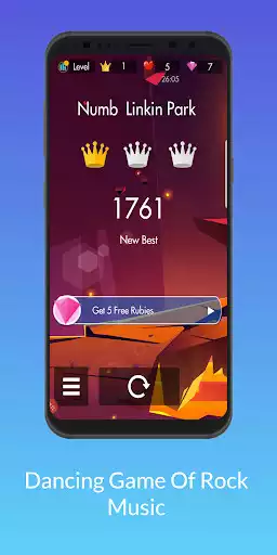 Play Piano Tiles - Game Rock Music as an online game Piano Tiles - Game Rock Music with UptoPlay