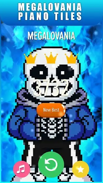 Play Piano Tiles: MEGALOVANIA SANS as an online game Piano Tiles: MEGALOVANIA SANS with UptoPlay