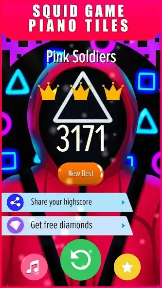 Play Piano Tiles: Pink Soldiers as an online game Piano Tiles: Pink Soldiers with UptoPlay