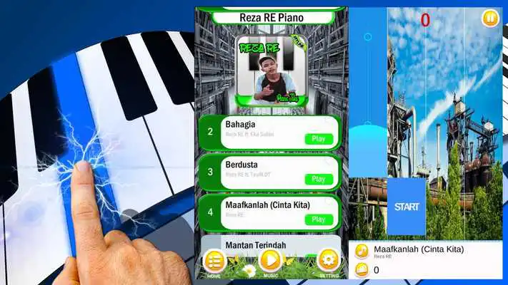 Play Piano Tiles Reza Re