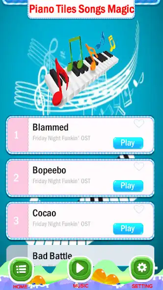 Play piano tiles songs magic  and enjoy piano tiles songs magic with UptoPlay