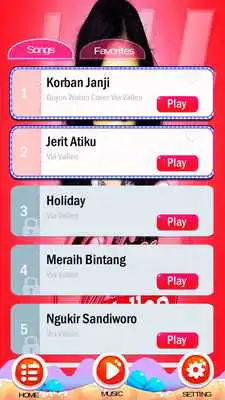 Play Piano Tiles Via Vallen Songs Terbaru