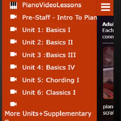 Play Piano Video Lessons as an online game Piano Video Lessons with UptoPlay