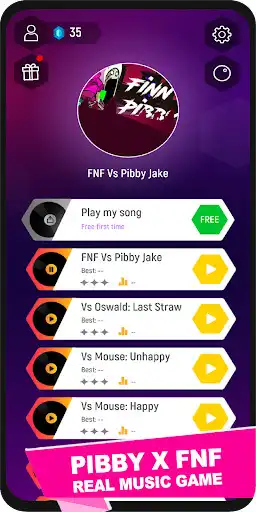 Play Pibby x FNF Music Tiles Game as an online game Pibby x FNF Music Tiles Game with UptoPlay