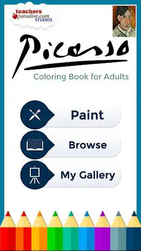 Play APK Picasso: Coloring for Adults  and enjoy Picasso: Coloring for Adults with UptoPlay com.teachersparadise.picassocoloringforadults