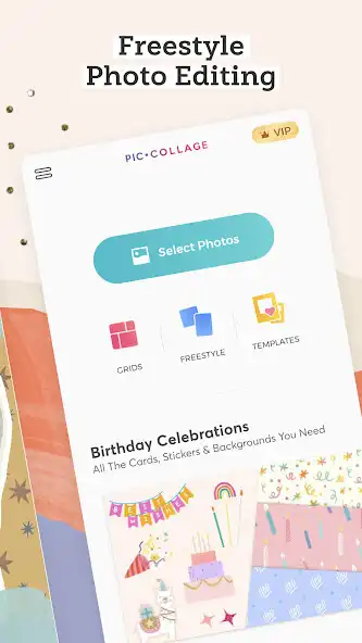 Play PicCollage: Grid  Story Maker as an online game PicCollage: Grid  Story Maker with UptoPlay