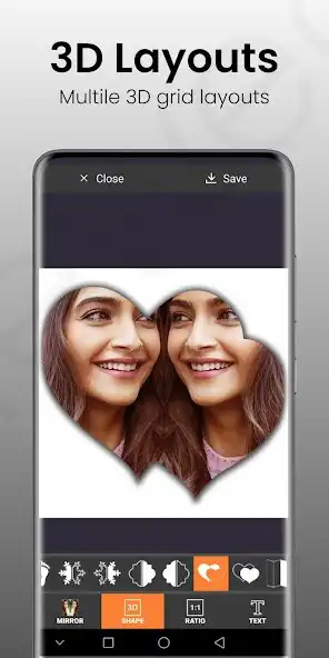 Play Pic Grid Photo Collage Maker as an online game Pic Grid Photo Collage Maker with UptoPlay