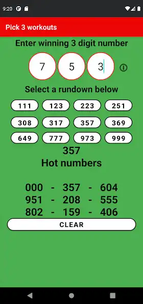 Play Pick 3 rundowns as an online game Pick 3 rundowns with UptoPlay