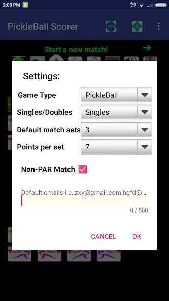 Play PickleBall Match ScorerPro as an online game PickleBall Match ScorerPro with UptoPlay