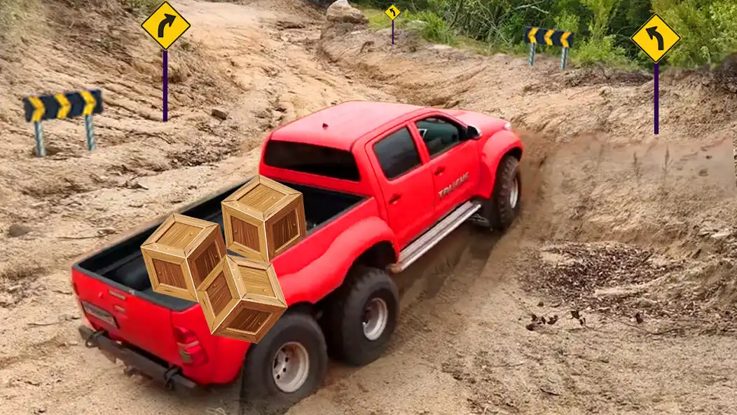 Play Pickup Cargo Truck Games as an online game Pickup Cargo Truck Games with UptoPlay