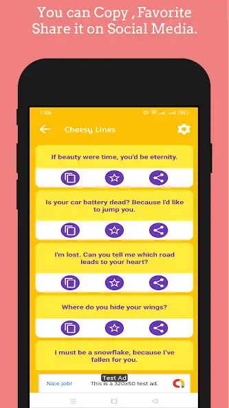 Play PickUp Flirty Lines as an online game PickUp Flirty Lines with UptoPlay