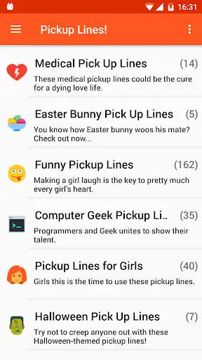 Play Pickup Lines - Flirt Messages  and enjoy Pickup Lines - Flirt Messages with UptoPlay