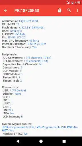 Play PICmicro Database as an online game PICmicro Database with UptoPlay