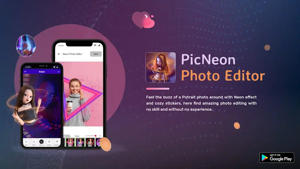 Play PicNeon - Neon Photo Editor as an online game PicNeon - Neon Photo Editor with UptoPlay