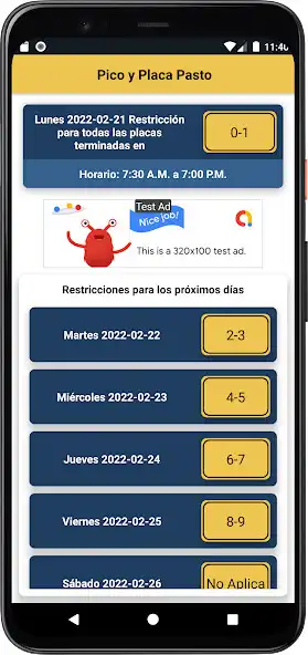 Play Pico y Placa Pasto - Ipiales  and enjoy Pico y Placa Pasto - Ipiales with UptoPlay
