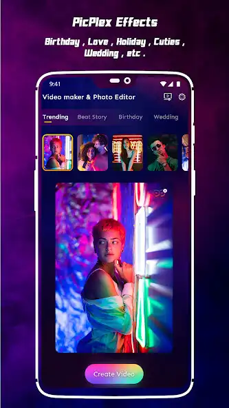 Play PicPlex Effects : Video Maker  and enjoy PicPlex Effects : Video Maker with UptoPlay