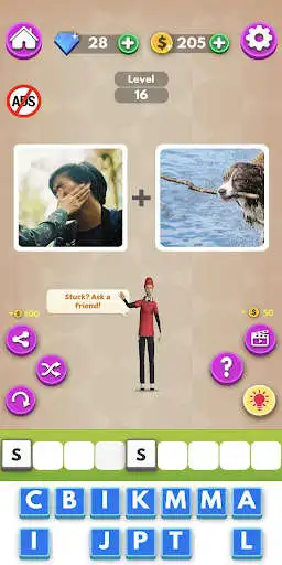 Play Pics2Word: Fun City  and enjoy Pics2Word: Fun City with UptoPlay