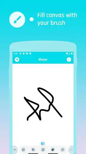 Play Pictor - Paint, Emoji, Stickers as an online game Pictor - Paint, Emoji, Stickers with UptoPlay
