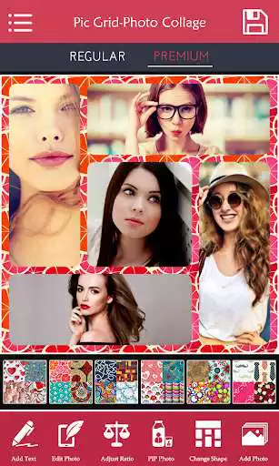 Play Picture Collage Maker & Editor as an online game Picture Collage Maker & Editor with UptoPlay