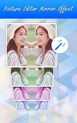 Play picture editor mirror effect