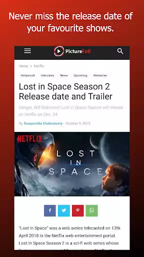 Play PictureFoil - Movies WebSeries Reviews, Trailers as an online game PictureFoil - Movies WebSeries Reviews, Trailers with UptoPlay