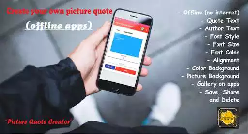 Play Picture Quote Creator - Quotes Maker  and enjoy Picture Quote Creator - Quotes Maker with UptoPlay
