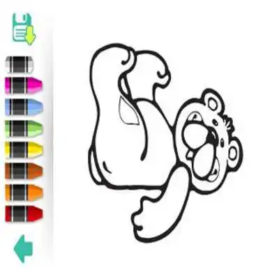 Play pictures for coloring Bear Play pictures for coloring Bear