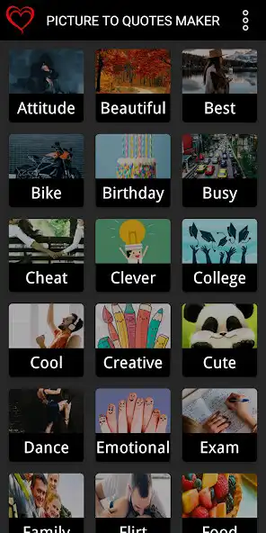 Play Picture to Quotes maker  and enjoy Picture to Quotes maker with UptoPlay